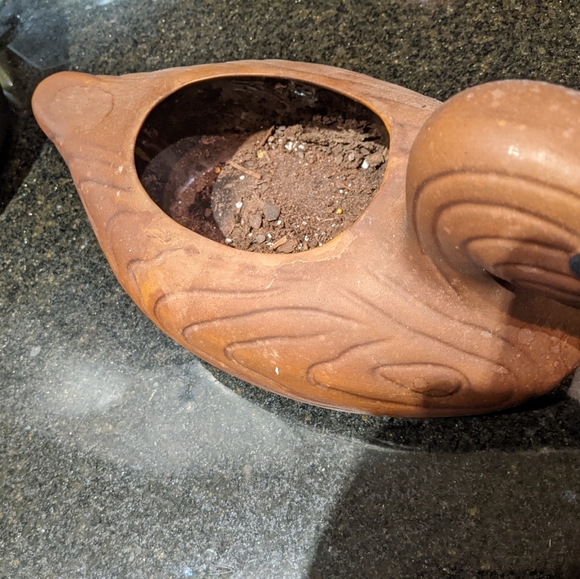 Vintage pet duck planter, pottery. Pets - Picture 2 of 7